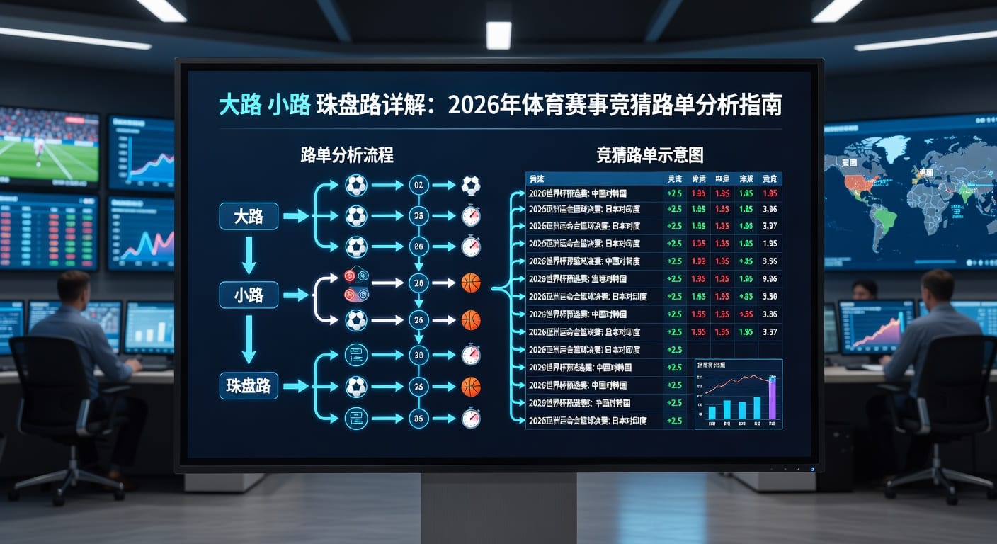大路 小路 珠盘路：盘口思路与赛事判断
